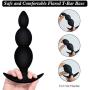 Butt Plug Anal Plug Set for Anal Sex, PALOQUETH Silicone Anal Plug Toy Kit Anal Beads for Comfortable Long-Term Wear 3 Small Butt Plugs