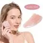 Jade Double-Head Roller Massager Natural Pink Opal Stone Slimming Face Neck Anti-wrinkle Massager Skincare Tool with GuaSha tool with a gift box W3915 (Opal)