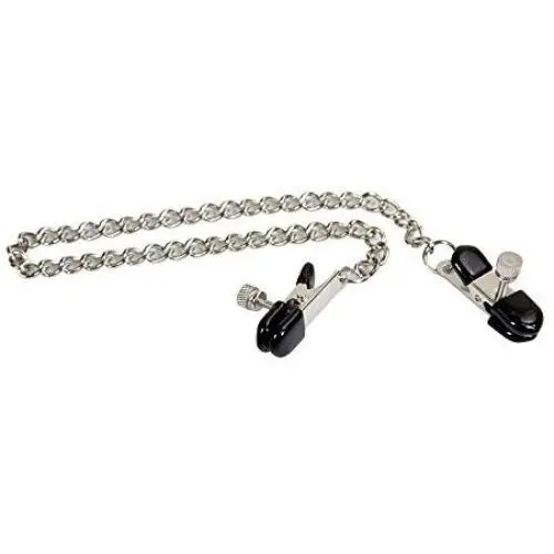 EdenFantasys Wide Tips Nipple clamp Set - Metal Alligator Clamps EdenFantasys Wide Tips Nipple clamp Set - Metal Alligator Clamps