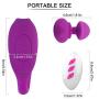 Vibrator for Couple,Rechargeable G spot & Clitoral Stimulator Vibrator with 10 Speed Dual Vibrations.Wireness Remote Control Sex Toy for Women Fun