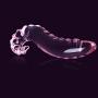 Glass Dildo Dilddo for Women Crystal Masturbator for Moman Glass Pleasure Wand S-shaped Design for G-spot Stimulation