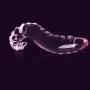 Glass Dildo Dilddo for Women Crystal Masturbator for Moman Glass Pleasure Wand S-shaped Design for G-spot Stimulation