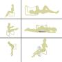 VIER Decadence Bounce Weightless Sex Stool / Multifunction Sex Seat Set