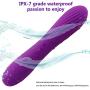 Dayloveme Wireless Wand Massager, Waterproof Powerful Mini Cordless Wand Massaging with 7 Vibrations, Silicone Compact USB Rechargeable Power Massager