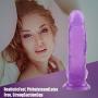 Labibing 6.9 inches Lifelike Huge Women Personal Relax Massager High Quality Material Labibing (Color : Purple)