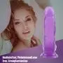 Labibing 6.9 inches Lifelike Huge Women Personal Relax Massager High Quality Material Labibing (Color : Purple)