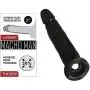 ARNDRE Reusable Sleeve for Men Realistico Extender Enlargement 9 INCH Large Black