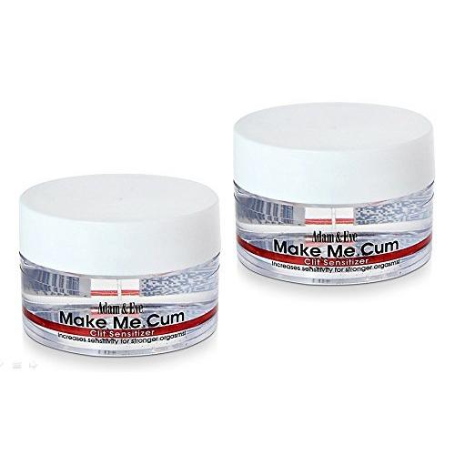 Adam & Eve Make Me Cum Clitoris Sensitizer Female Orgasm Cream .5oz Jar (2)