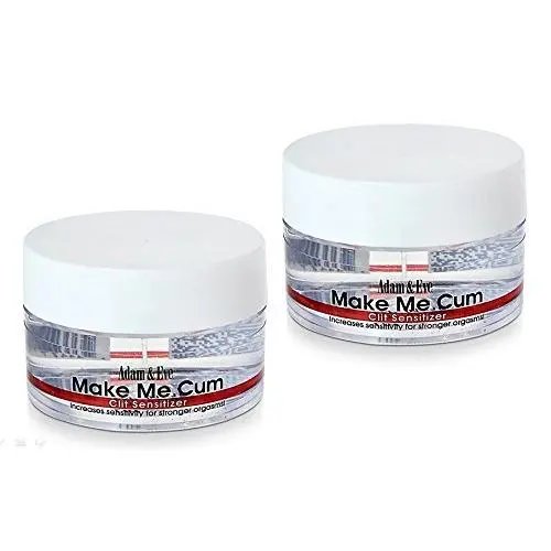 Adam & Eve Make Me Cum Clitoris Sensitizer Female Orgasm Cream .5oz Jar (2) Adam & Eve Make Me Cum Clitoris Sensitizer Female Orgasm Cream .5oz Jar (2)