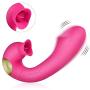 MXJYB Waterproof 7 Frequency Vibration Suction Massager, USB Charging, Multi-Speed Wireless Suction Simulator, Silent Waterproof d Vibration Massage MXJYB