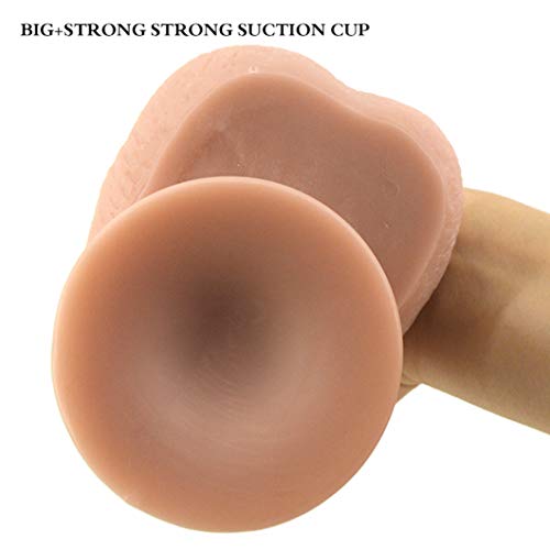 10 Inch Realistic Soft Dillo with Suction Cup Handheld Massage Waterproof Wand Gift Toy for Female