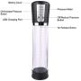 Mens T-Shirt Mǎs-tùr-bǎtor Cup Agile Training Mode Electric Male Training Tool, 5 Suction idling Vibration with a Transparent Measuring Cylinder on a Transparent Cylinder, so You can Clearly Monitor