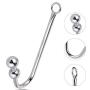 Romi TWO 1" SOLID BALLS ~ STEEL anal ROPE HOOK BONDAGE double ball TOY for fetish sex Slave Games ~ Sm437 Shipped in Discrete Package , No Invoices Included