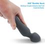 LESIGE Personal Wand Massager, G Spot Vibrator Waterproof Dildo Clitoral Anal Stimulator with Strong Vibrating & Heating Function, USB Rechargeable Cordless Neck Massager Stick Sex Toy for Women Men