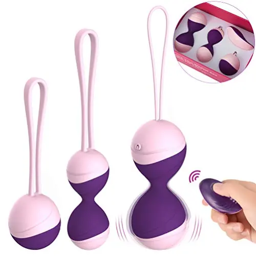 UTIMI Remote Vibrator Love Egg Clitoris Stimulator Kegel Balls for Tightening 3 in 1 kit Vaginial Tightener Silicone Exerciser Bladder Control Devices for Women UTIMI Remote Vibrator Love Egg Clitoris Stimulator Kegel Balls for Tightening 3 in 1 kit Vaginial Tightener Silicone Exerciser Bladder Control Devices for Women