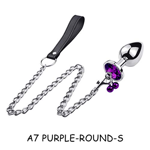 Escolourful Metal Amal Loop with Pull Chain Heart Shaped Adults Six-Toys for Men Women Beginners