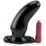 Doc Johnson Classic - The Rear Ender - Curved Prostate Stimulating Butt Plug with Anal Glide - Anal Toy - Black