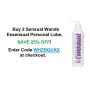 Sensual Wands Essensual Hybrid Lube - Best Personal Silicone Water Based Lubricant - Men Women Edible Sexual Lubricants for Couples Sex Anal Butt - Hypoallergenic