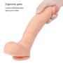 9.44 Inch Huge Dick Pénis Waterproof Silicone Massager with Strong Suction Cup - Keep Dry and Keep in A Secret Place - T2021E