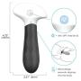 Butt Plug Vibrator Anal Plug Prostate Massager with 9 Stimulation Patterns USB Rechargeable Waterproof Silicone Hands-Free Wireless Remote Control Men Women and Couples