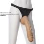 Doc Johnson Vac-U-Lock - Hung - Made of R5 PVC - 12 Inch Dildo with Massive 8.5 Inches of Girth - F-Machine and Harness Compatible - Vanilla