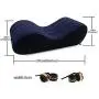 Portable Inflatable Sofa Wedge Pillow Climax Magic aid Position for Deeper Position Support PVC Flocking Bed Wedge Pillow for Couples Travel Exercise Bed Skills