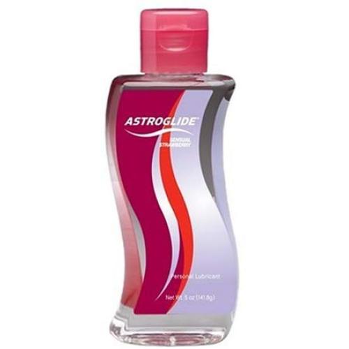 Astroglide Personal Lubricant, Sensual Strawberry, 5-Ounce Bottles (Pack of 2)