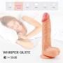 Realistic Anal Dildo with 10 Powerful Vibration Modes Bendable Shaft Soft Silicone for G-spot Anal Prostate Stimulation, PALOQUETH Waterproof Vibrating Dildo with Strong Suction Cup for Beginner Advan
