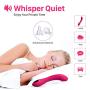 G Spot Vibrator Clitoris Stimulator, Waterproof Beginner Clit Vagina Stimulation Vibrators Powerful Adult Sex Toy Rechargeable Dildo for Couples Women Vibe Orgasm (Rose Red)
