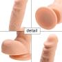 Pintimi 8.97 inch Waterproof Realistic Sex Toys Soft Silicone Penis Dildo with Suction Cup