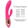 Electric Dual Motor Magic Vibrating Dildo, Personal USB Rechargeable Waterproof Vibrator With 10 Vibration Modes For Women and Couples
