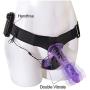 USLong Strap on Harness for Women Couples with Double Heads - Purple