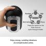 TENGA FLIP 0 (Zero) Electronic Vibration Cup for Men Masturbation, Reusable Stimulating Pleasure Stroker, TFZ-102 Black