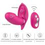 Wearable Invisible Vibrating P-āNtíEs, Wireless Remote Control Charging Waterproof 10 Frequency Massager Compact Personal Massager -Red by ALBK