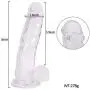 Realistic Dildo Jelly Dong, 8 inch Dildo for Beginners with Strong Suction Cup Base for Vaginal G-spot and Anal Play(Clear) Realistic Dildo Jelly Dong, 8 inch Dildo for Beginners with Strong Suction Cup Base for Vaginal G-spot and Anal Play(Clear)