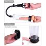 LIVE4COOL Manual Penis Vacuum Air Pump Strengthen Enlarger Booster Extender Setting Device for Men Power Up Massage Care with Masturbation Cup