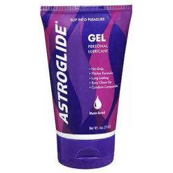 Astroglide Gel Personal Lubricant Super Slick Gel Formula Glides on Like Liquid Velvet and Easily Rinses Off in Water : Size 4 Oz. (Pack of 4) by Astroglide