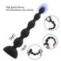 Vibrating Prostate Massager Anal Beads Butt Plug 10 Stimulation Patterns 3 Speeds for Wireless Remote Control Anal Pleasure Anus Sex Toy for Men, Woman & Couples