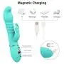 Thrusting Rabbit Vibrator with 3 Powerful Thrusting Actions 7 Vibration Modes for G Spot Clitoris Stimulation, PALOQUETH Waterproof Dildo Bunny Vibrator Personal Sex Toy for Women, Rechargeable Blue Thrusting Rabbit Vibrator with 3 Powerful Thrusting Actions 7 Vibration Modes for G Spot Clitoris Stimulation, PALOQUETH Waterproof Dildo Bunny Vibrator Personal Sex Toy for Women, Rechargeable Blue