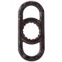 GUANGSHAN 1Pc Stretchy Medical Silicone Three Cages Co~ck Ring Ere~ction Prolong Pe~NIS Extension Relay Eja~culation Séx Toys for Adult