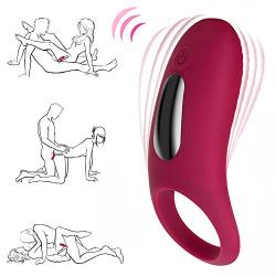 Vibrating Penis Ring for Couples, Cock Ring Vibrator with a Cunning Design, Rechargeable Clitoris Stimulator Massager