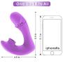 Clitoral Sucking Vibrator G Spot Dildo Vibrator with 7 Powerful Suction Modes 10 Vibration, PALOQUETH Clit Sucker Oral Sucking Adult Sex Toy for Women, Couples, Rechargeable Waterproof 2 in 1 Suction