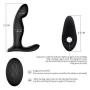 Male Prostata Massager Silent Vibranting Massage Men Health Dual Ring - Black