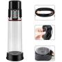 Rechargeable Penis Pump ED Vacuum Pump with 4 Suction Power for Mens Sexual Enhancement, PALOQUETH 2 in 1 Erection Pump with Male Masturbation Sleeve for Oral Sex, 12.3 inch