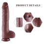 Hismith 12.4" Monster Dildo for Hismith Premium Sex Machine, Designed for Advanced Women, 9.4" Insertable Length, 6.2" Girth, with Quick Air Connector