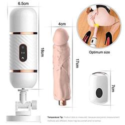 Adult Machine Gun Massage Powerful Retractable Machine Multi-Angle Adjustable Adult Toy, Automatic Machinegun Powerful Thrusting Actions,Flesh