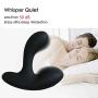LEVETT Anal Plug Vibrator Male Prostate Massager Waterproof Personal Electric Massager Anal Sex Toys for Men and Couple (8+3 Stimulation Modes)
