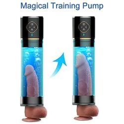 WeDol Male Masturbator Automatic Penis Water Vacuum Pump with Masturbation Sleeve and 5 Suction Power for Mens Sexual Enhancement 3 in 1 Rechargeable Penis Enlargement with Pump Stroker Sex Toys