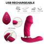 Wearable Vibrantor for Woman Wireless Remote Control Female-Waterproof-Rabbit-Lifelike-Gifts Clitorial Tongue high Frequency Wand Heating Perfect Size Party Gifts six Toys for Women or Couples T-Shit