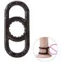 GUANGSHAN 1Pc Stretchy Medical Silicone Three Cages Co~ck Ring Ere~ction Prolong Pe~NIS Extension Relay Eja~culation Séx Toys for Adult